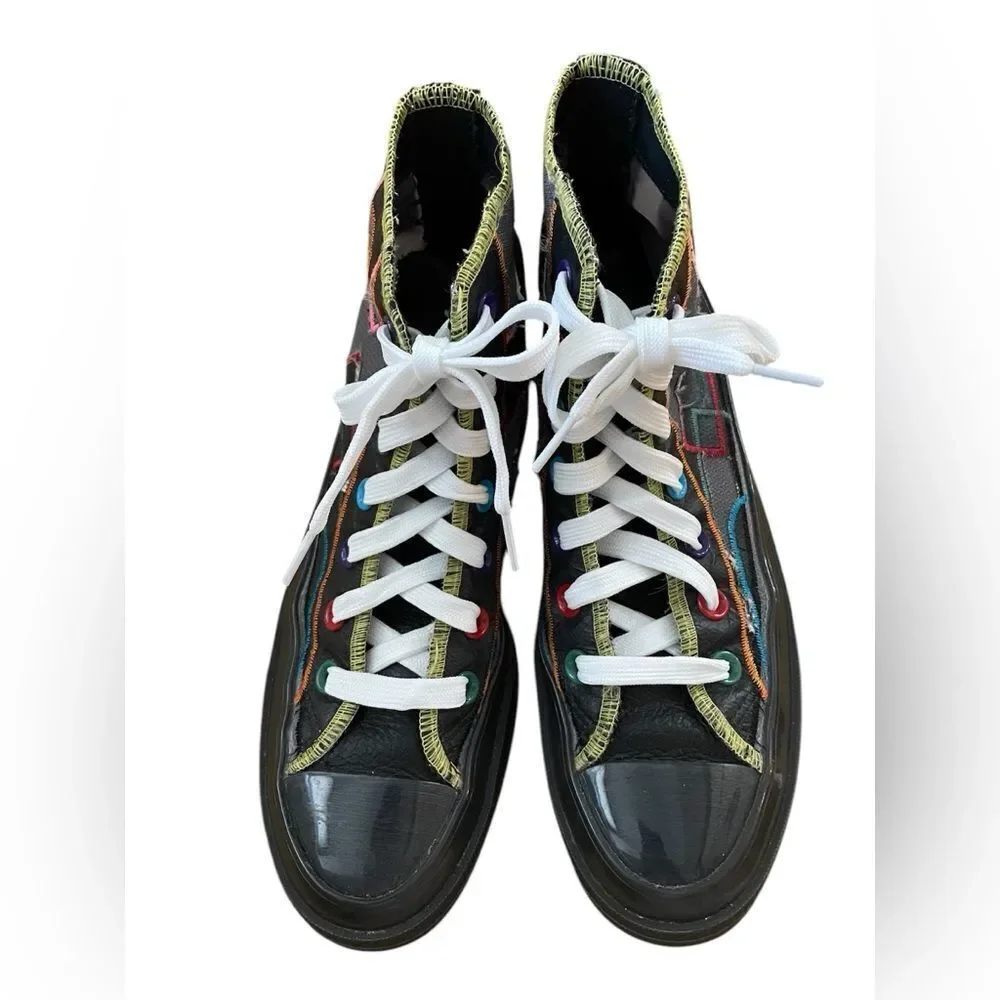 Converse CTAS 70 Hi Chinese New Year Sneakers Black Multicolor Men’s 5 Women’s 7 - Picture 3 of 7